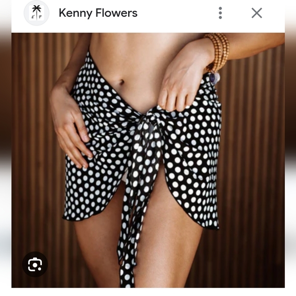 Kenny Flowers Swim Kenny Flowers Palm Tree Print Sarong Brand